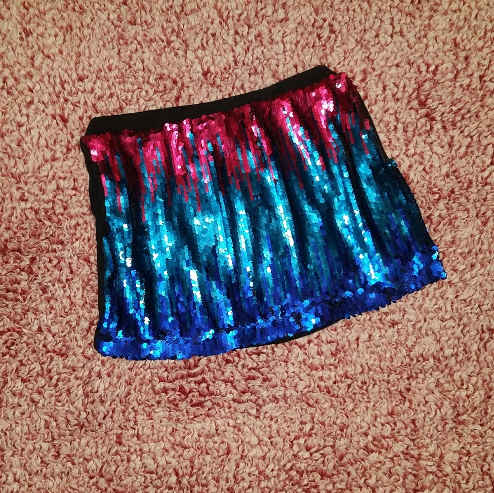 Girl's Sequined Skirt